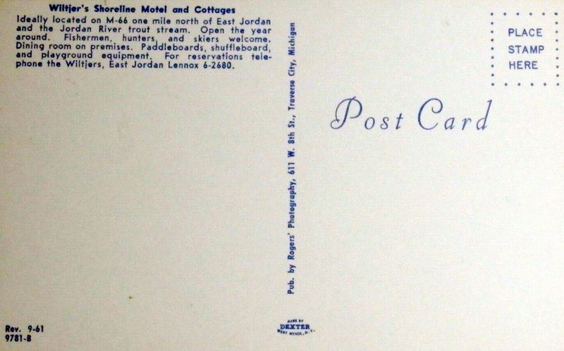 Wiltjers Shoreline Motel - Vintage Postcard (newer photo)